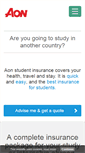 Mobile Screenshot of aonstudentinsurance.com